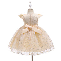 Girls' Dress Princess Dress Tutu Skirt Sequin Performance Dress - PrettyKid