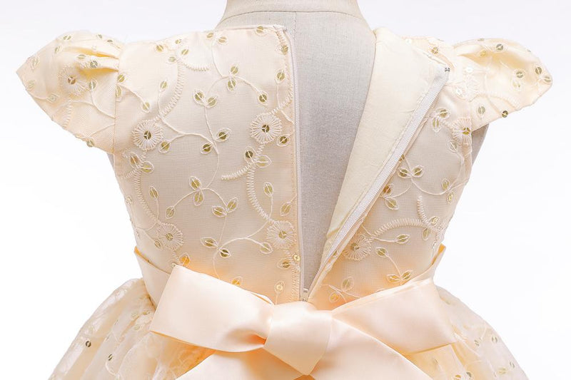 Girls' Dress Princess Dress Tutu Skirt Sequin Performance Dress - PrettyKid