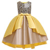 Sequins Girls Dresses Princess Skirts Girls Show Catwalk Dresses - PrettyKid