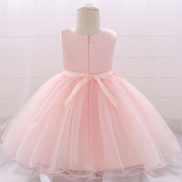 Baby Girl's Solid Color Tutu Princess Dress - PrettyKid