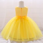 Baby Girl's Solid Color Tutu Princess Dress - PrettyKid