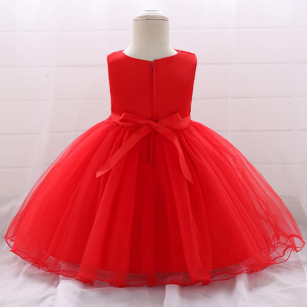 Baby Girl's Solid Color Tutu Princess Dress - PrettyKid