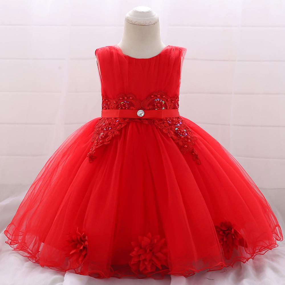 Baby Girl's Solid Color Tutu Princess Dress - PrettyKid