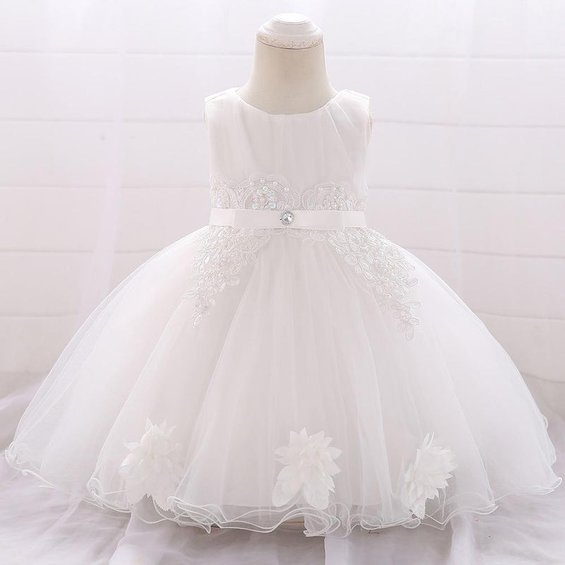 Baby Girl's Solid Color Tutu Princess Dress - PrettyKid