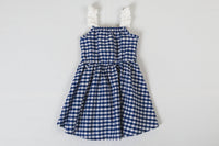 Girls Fashion Lace Princess Plaid Suspender Dress - PrettyKid