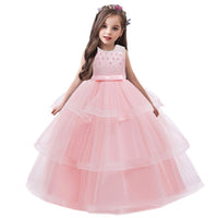 Long Section Children's Dress Princess Dress Girls Dress Tutu Skirt - PrettyKid