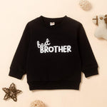 Boys Brother Lettter Printed Top Boys Wholesale Clothing - PrettyKid
