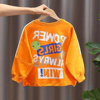 Kid Boys Letter Printed Top Boys Boutique Clothing Wholesale - PrettyKid