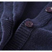 Kid Unisex Solid Cardigan Coat Wholesale Boys Boutique Clothing - PrettyKid