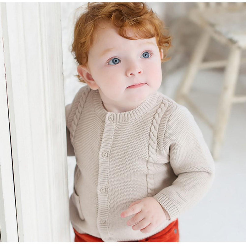 Kid Unisex Solid Cardigan Coat Wholesale Boys Boutique Clothing - PrettyKid