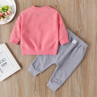 Baby Girls Kitty Crew Neck Long Sleeve Top & Pants Wholesale Baby - PrettyKid