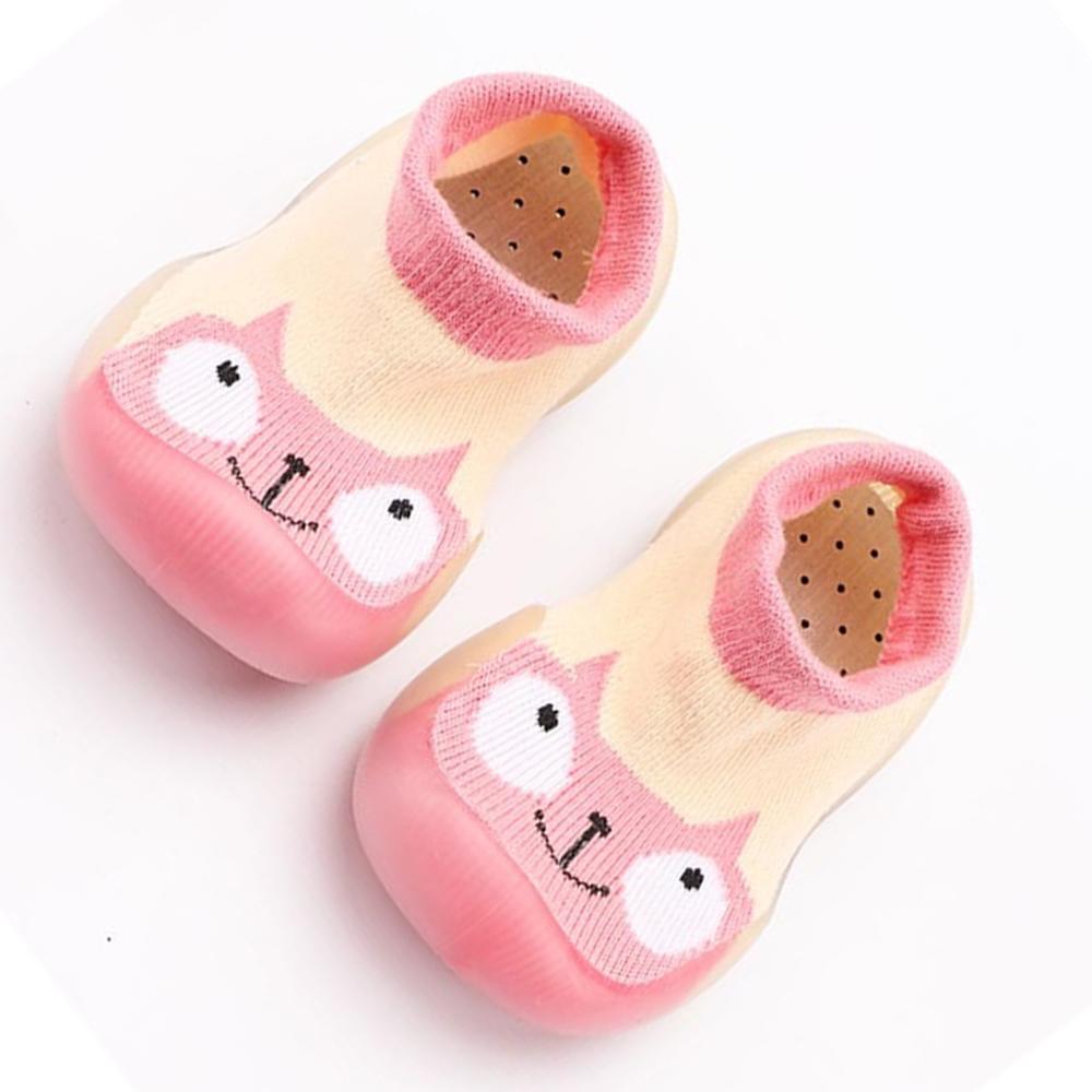 Baby Knitted Comfy Cute Cartoon Animal Printed Flats - PrettyKid