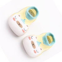 Baby Knitted Comfy Cute Cartoon Animal Printed Flats - PrettyKid