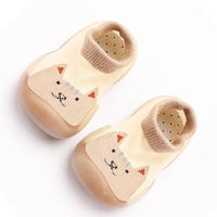 Baby Knitted Comfy Cute Cartoon Animal Printed Flats - PrettyKid