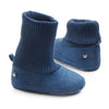 Baby Boys Knitted Flanged Snow Boots - PrettyKid