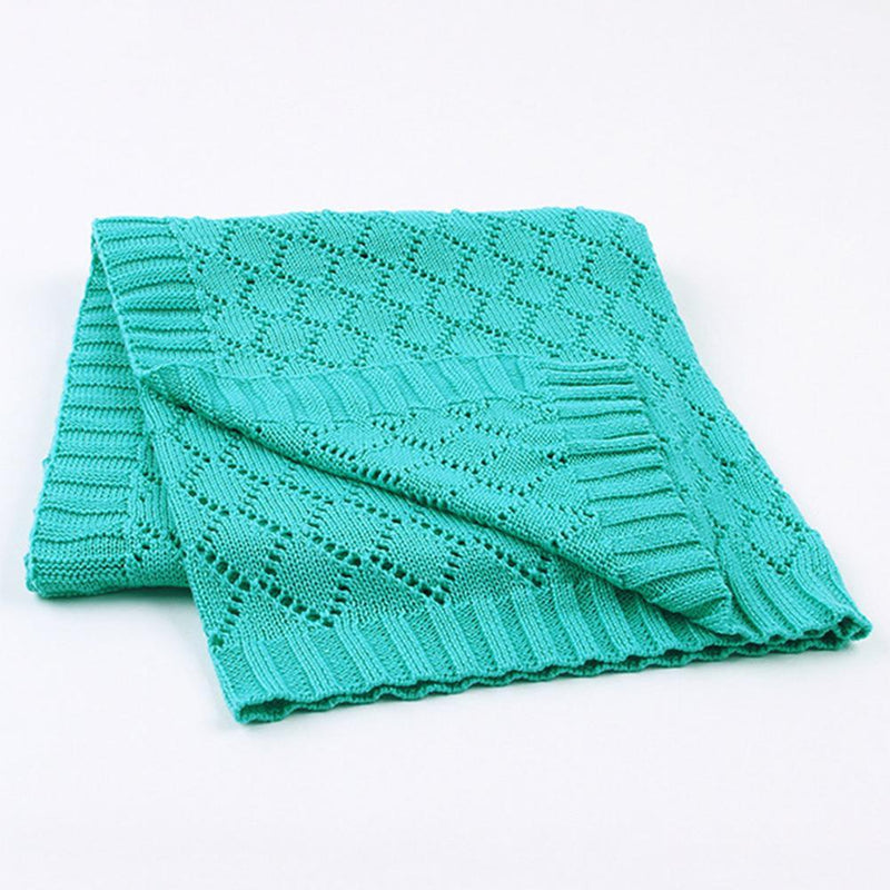 Baby Knitted Hollow Out Casual Baby Blankets Wholesalers - PrettyKid