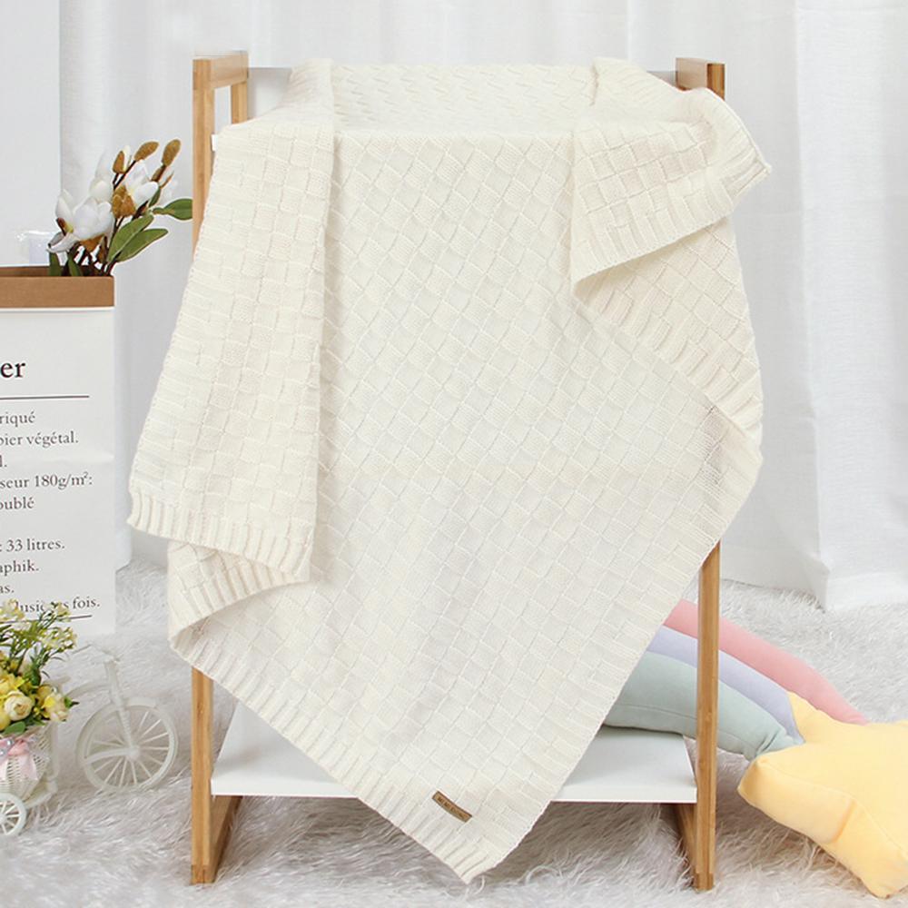Baby Knitted Solid Color Windproof Blankets Baby Blanket Wholesale - PrettyKid
