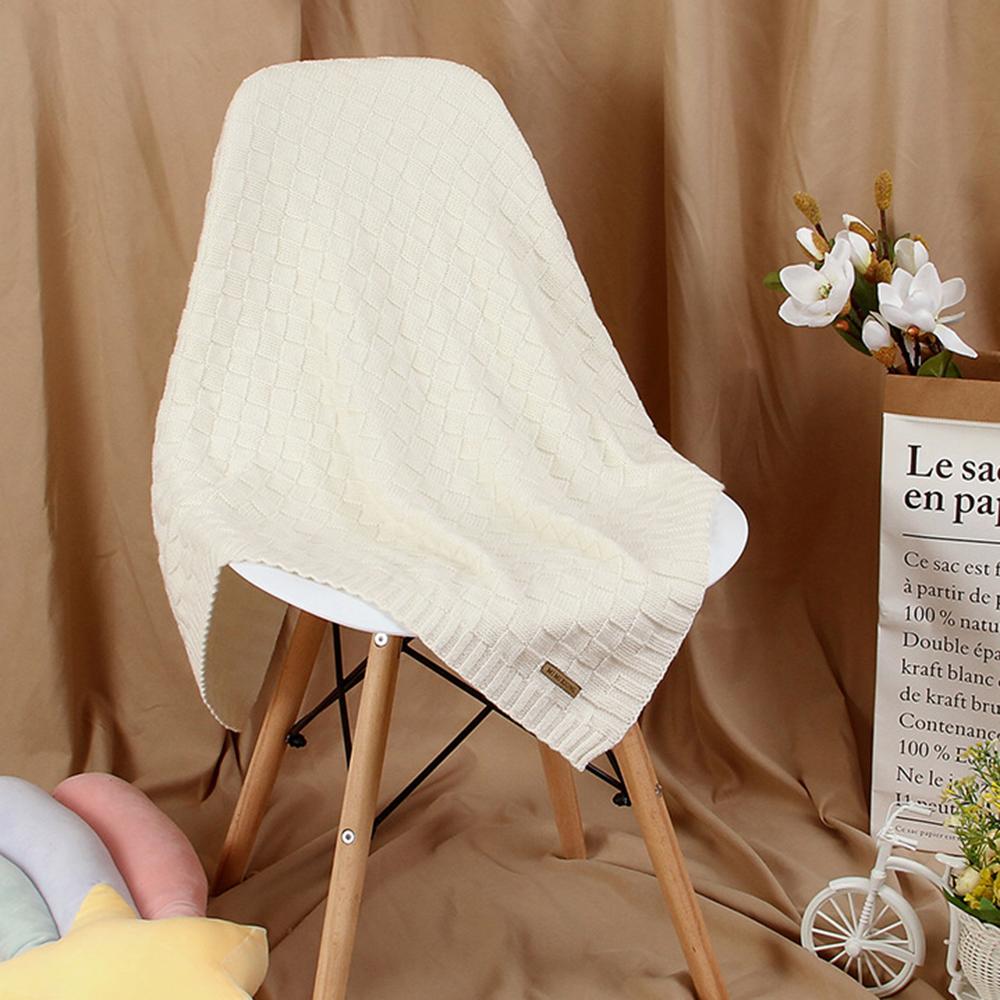 Baby Knitted Solid Color Windproof Blankets Baby Blanket Wholesale - PrettyKid