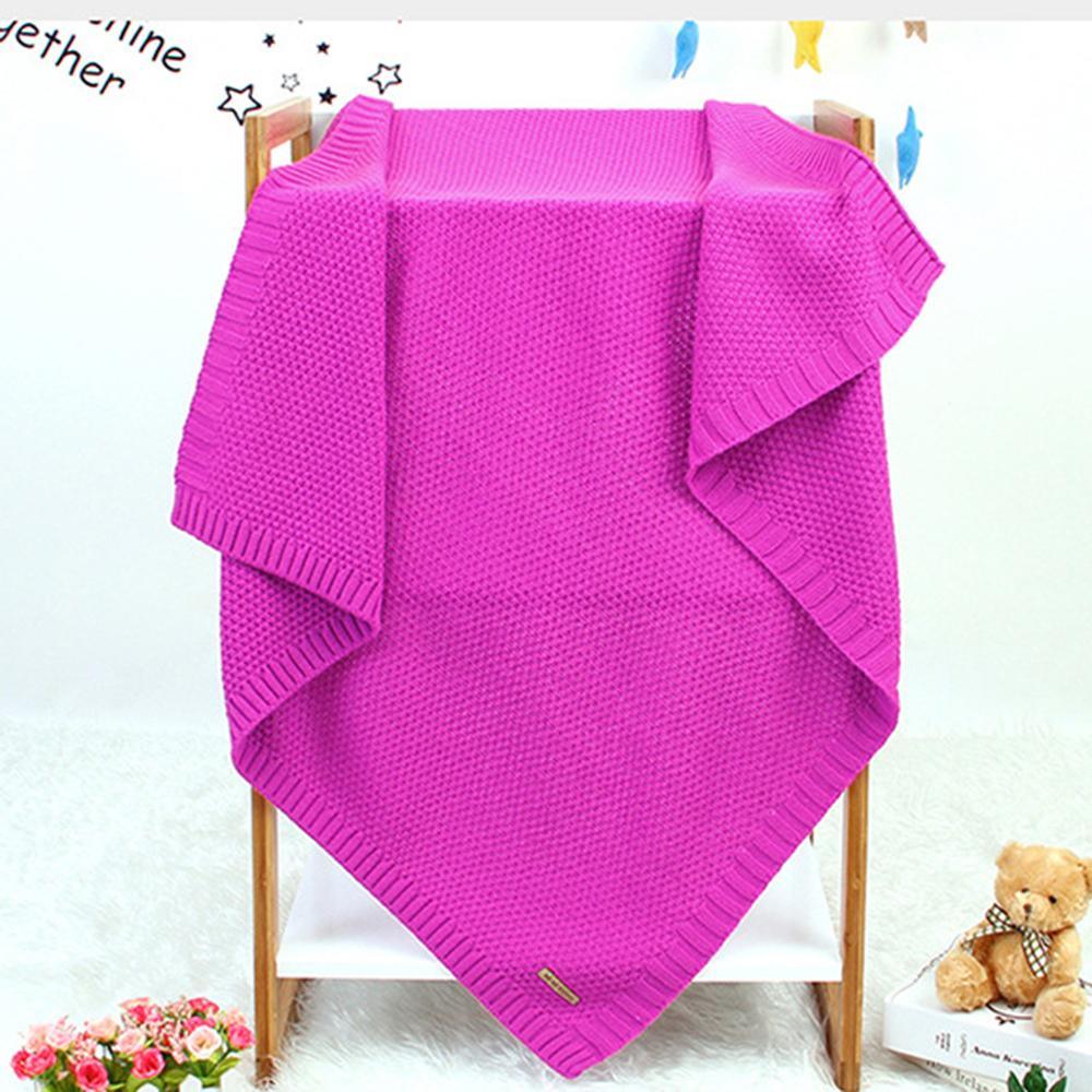 Baby Knitted Solid Windproof Blankets Wholesale Baby Blanket - PrettyKid