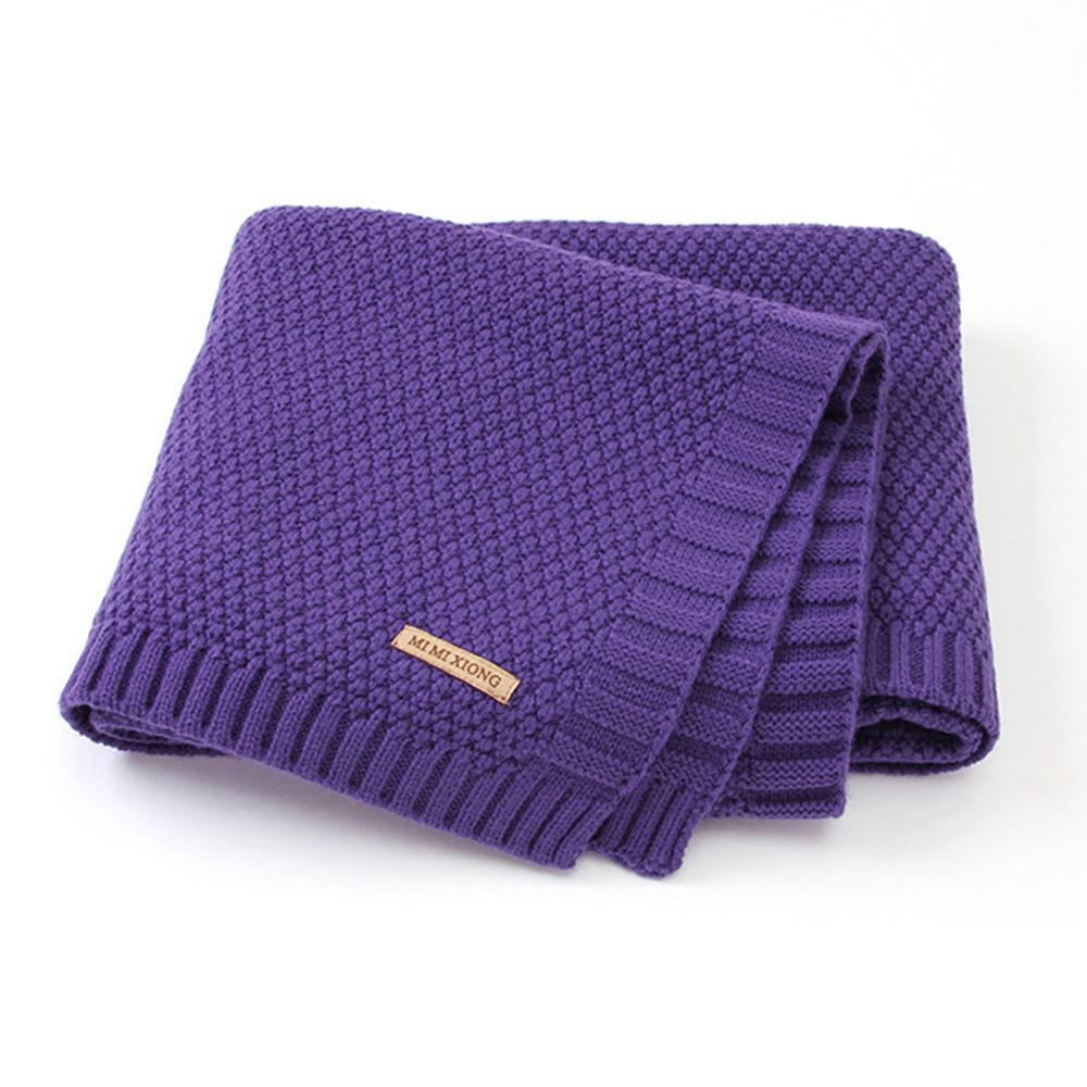 Baby Knitted Solid Windproof Blankets Wholesale Baby Blanket - PrettyKid