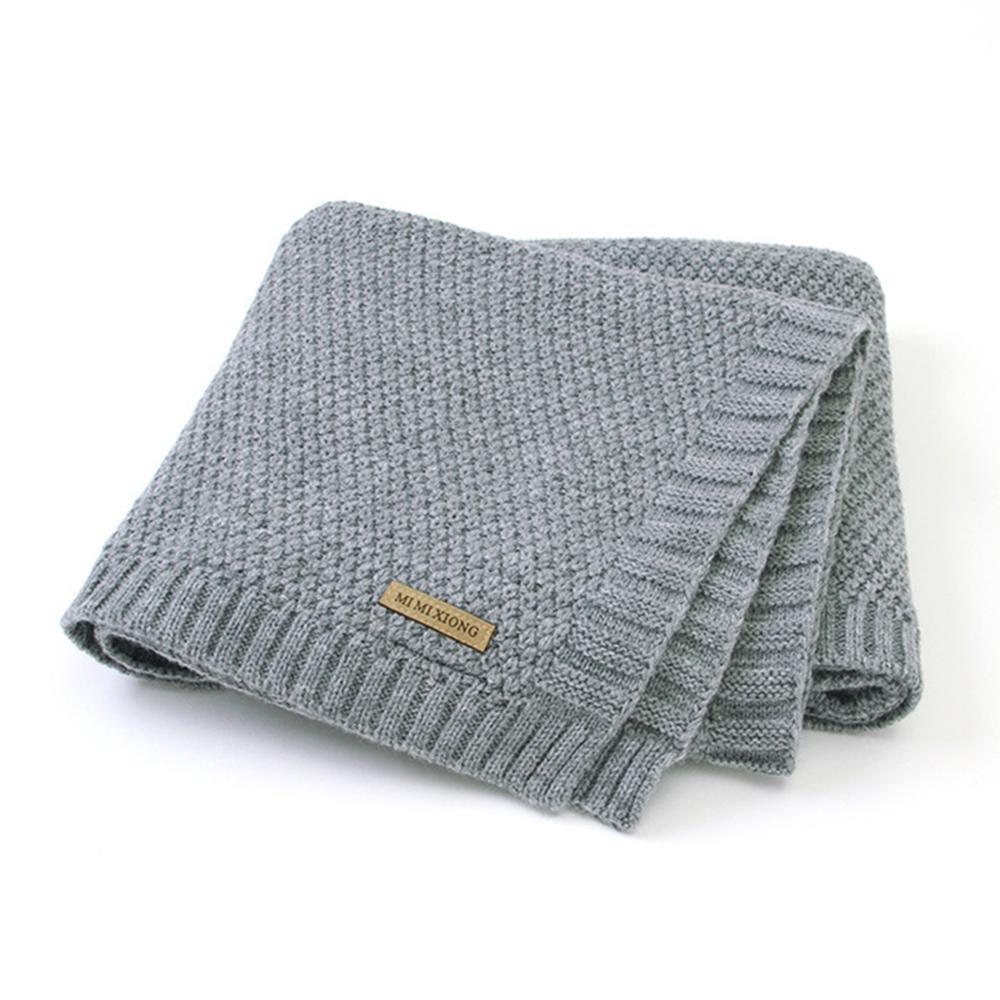 Baby Knitted Solid Windproof Blankets Wholesale Baby Blanket - PrettyKid