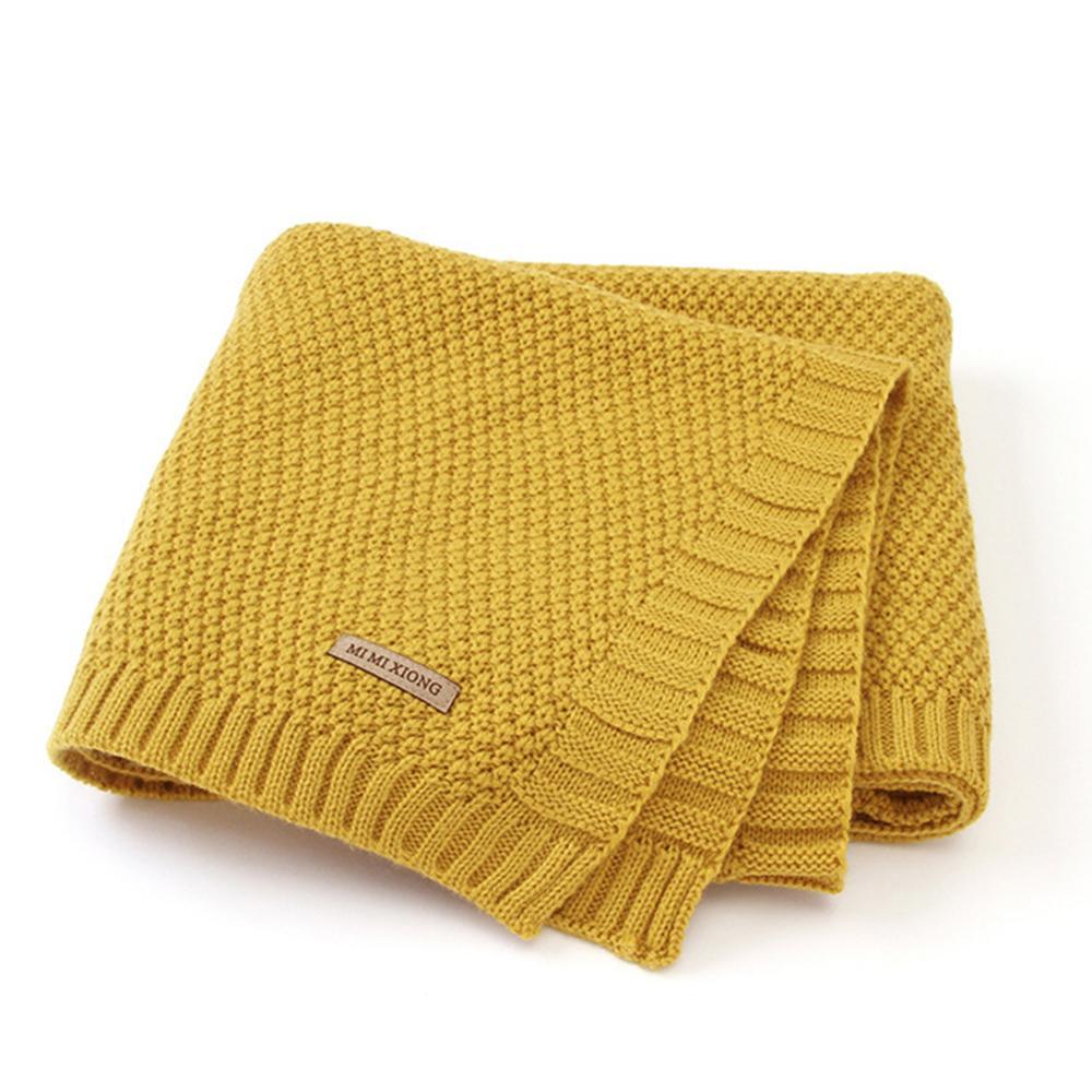 Baby Knitted Solid Windproof Blankets Wholesale Baby Blanket - PrettyKid