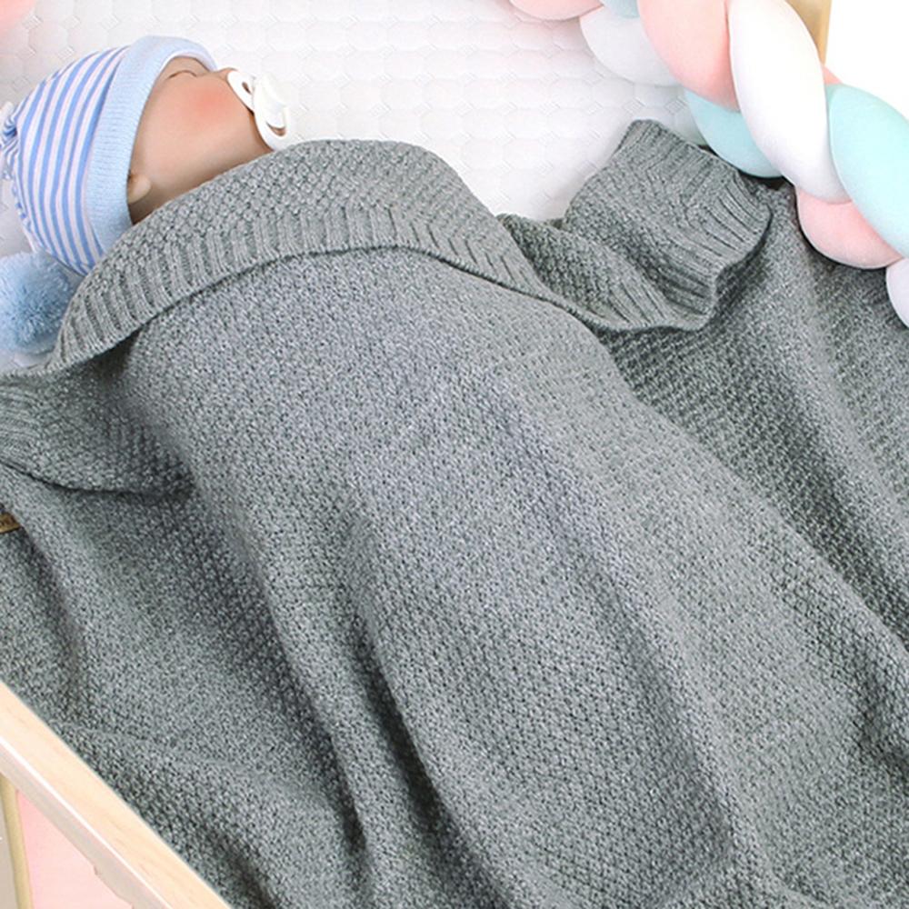 Baby Knitted Solid Windproof Blankets Wholesale Baby Blanket - PrettyKid
