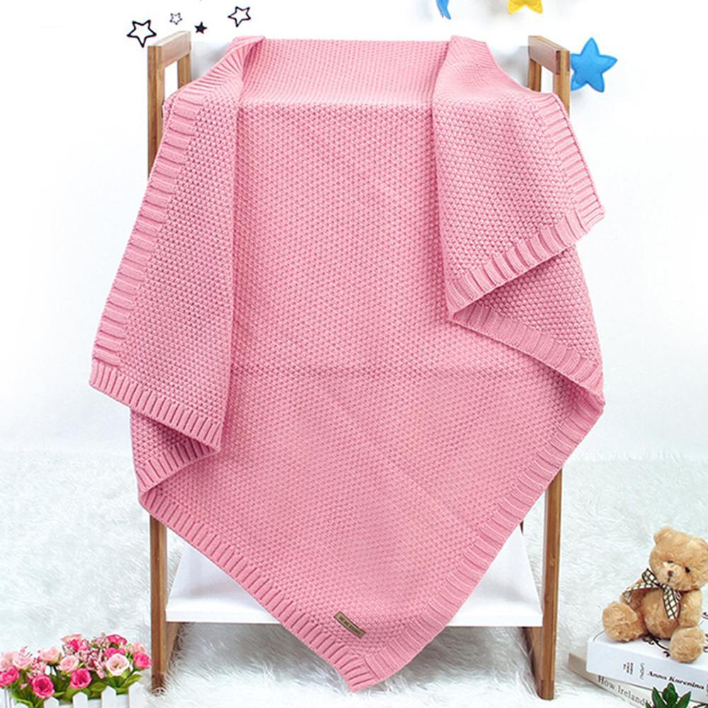 Baby Knitted Solid Windproof Blankets Wholesale Baby Blanket - PrettyKid