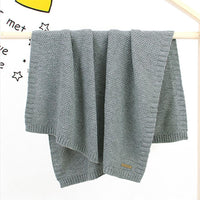 Baby Knitted Solid Windproof Blankets Wholesale Baby Blanket - PrettyKid