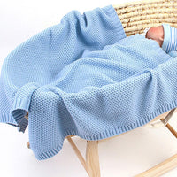 Baby Knitted Solid Windproof Blankets Wholesale Baby Blanket - PrettyKid