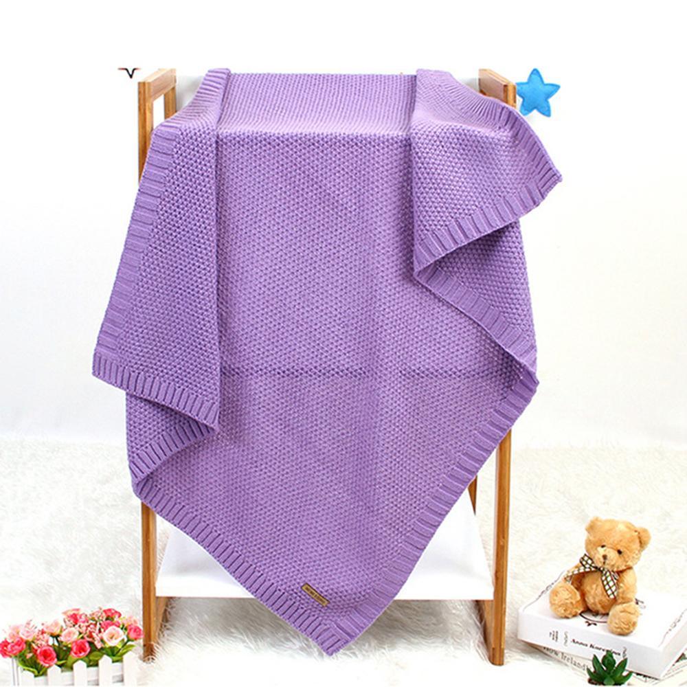 Baby Knitted Solid Windproof Blankets Wholesale Baby Blanket - PrettyKid