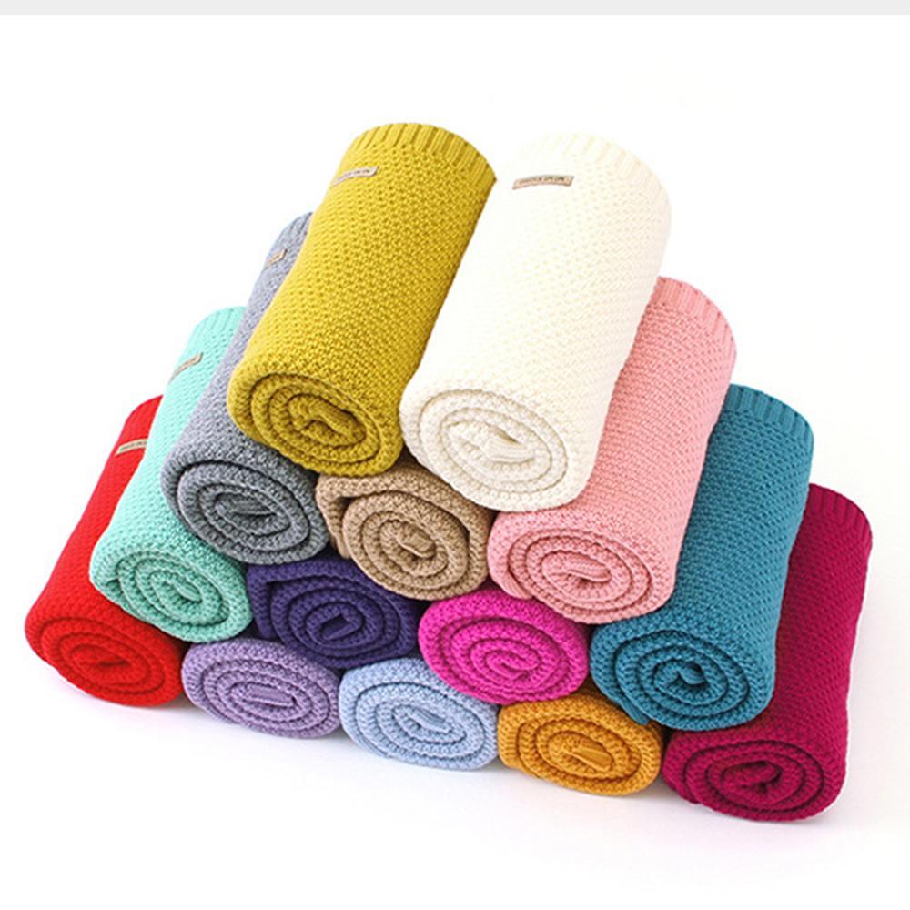 Baby Knitted Solid Windproof Blankets Wholesale Baby Blanket - PrettyKid