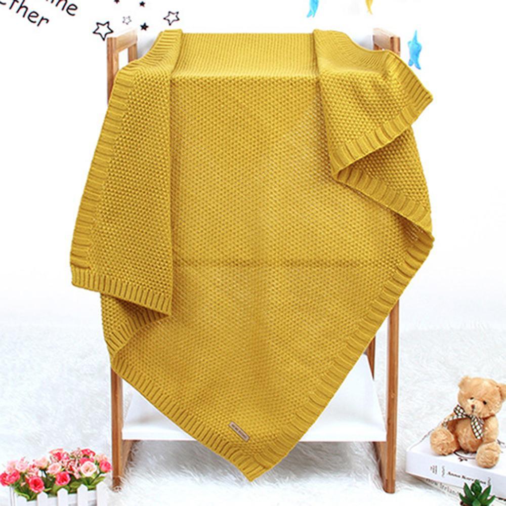 Baby Knitted Solid Windproof Blankets Wholesale Baby Blanket - PrettyKid