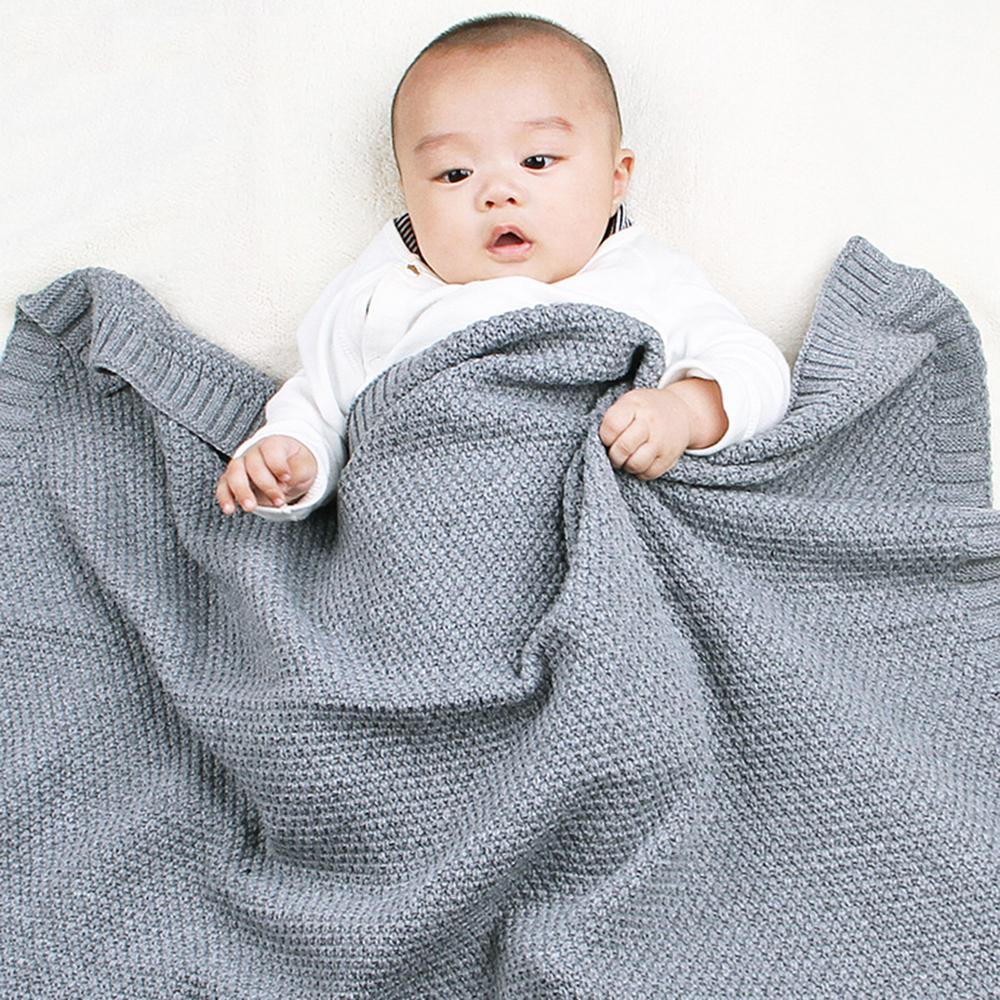 Baby Knitted Solid Windproof Blankets Wholesale Baby Blanket - PrettyKid