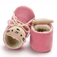 Baby Unisex Lace-Up Cartoon Winter Warm Boots Baby Shoe Wholesale - PrettyKid