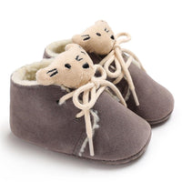 Baby Unisex Lace-Up Cartoon Winter Warm Boots Baby Shoe Wholesale - PrettyKid