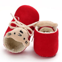 Baby Unisex Lace-Up Cartoon Winter Warm Boots Baby Shoe Wholesale - PrettyKid