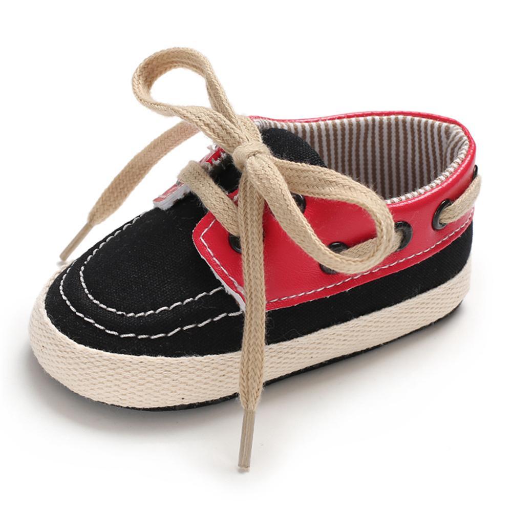 Baby Boys Lace-Up Color Block Shoes Childrens Shoes Wholesale - PrettyKid