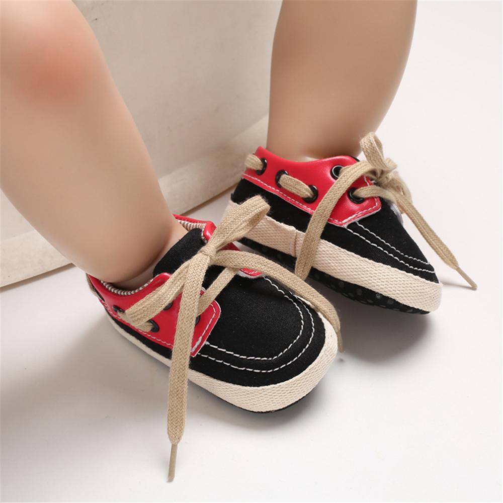 Baby Boys Lace-Up Color Block Shoes Childrens Shoes Wholesale - PrettyKid