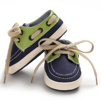 Baby Boys Lace-Up Color Block Shoes Childrens Shoes Wholesale - PrettyKid