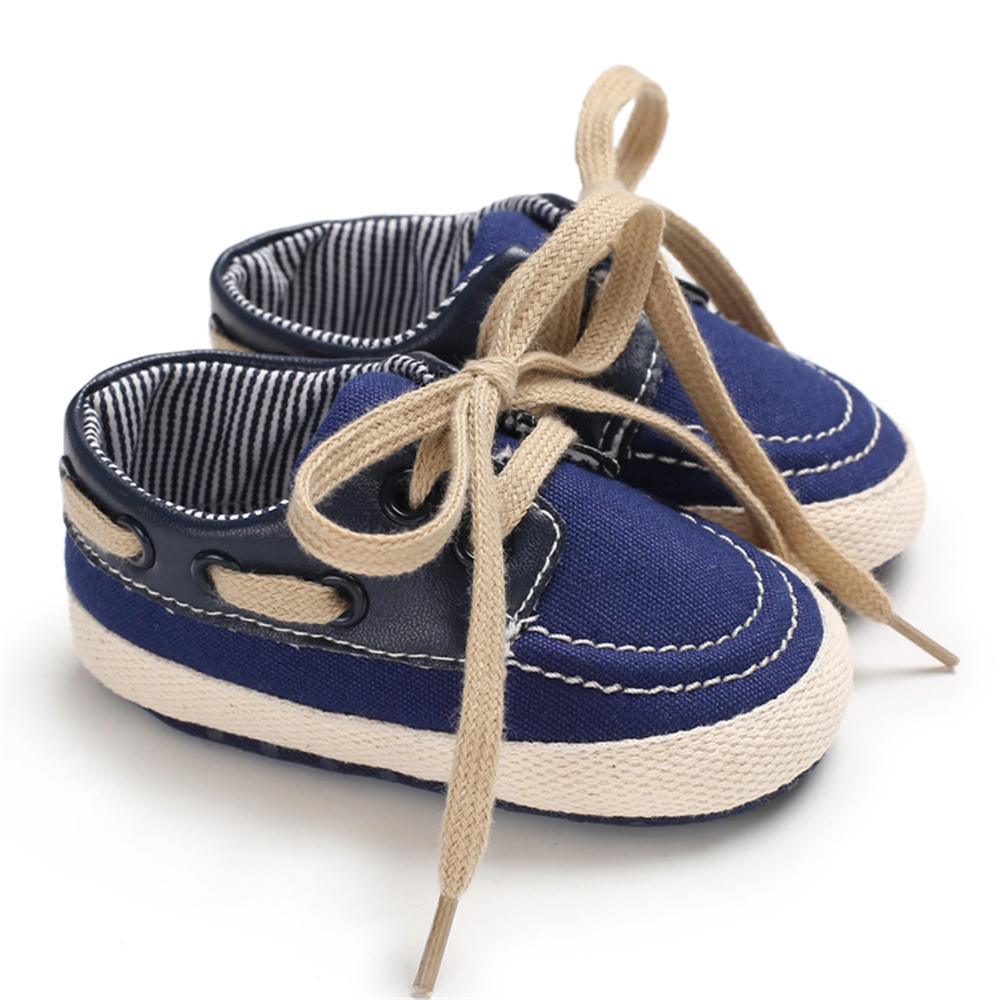 Baby Boys Lace-Up Color Block Shoes Childrens Shoes Wholesale - PrettyKid