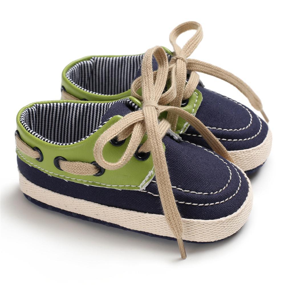 Baby Boys Lace-Up Color Block Shoes Childrens Shoes Wholesale - PrettyKid