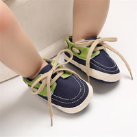 Baby Boys Lace-Up Color Block Shoes Childrens Shoes Wholesale - PrettyKid