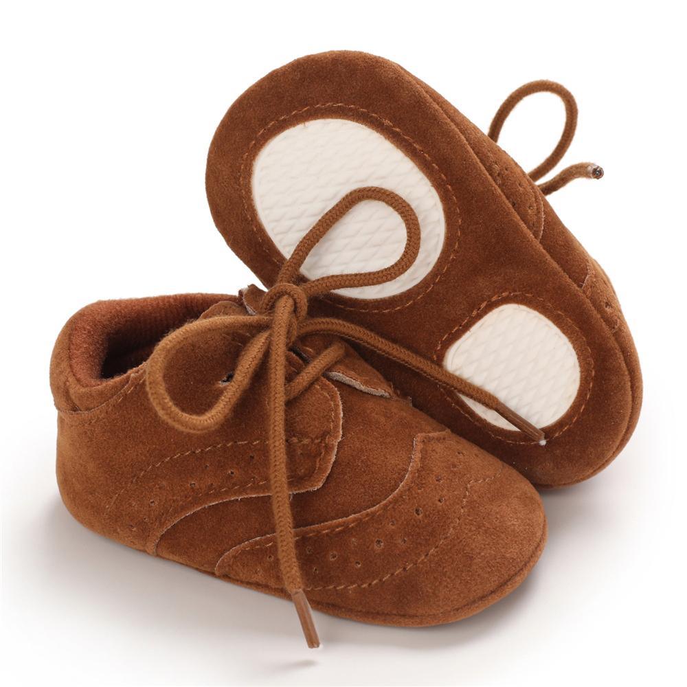 Baby Unisex Lace-up Casual Flats Baby Shoes Wholesale - PrettyKid