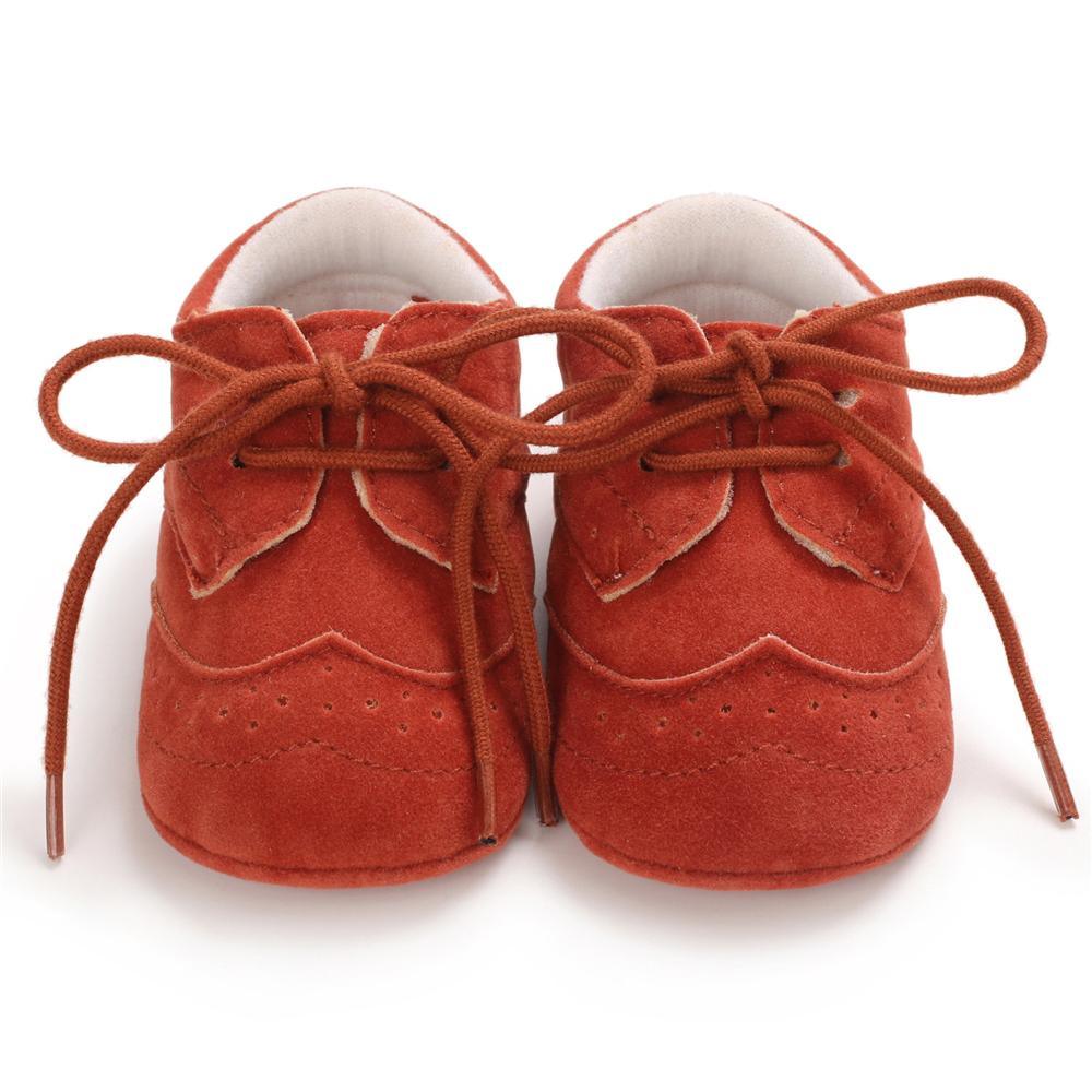 Baby Unisex Lace-up Casual Flats Baby Shoes Wholesale - PrettyKid