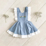 Girls Lace Embroidery Sleeveless Sweet Dresses Wholesale Kids Clothing Distributors - PrettyKid