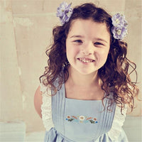 Girls Lace Embroidery Sleeveless Sweet Dresses Wholesale Kids Clothing Distributors - PrettyKid