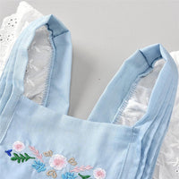 Girls Lace Embroidery Sleeveless Sweet Dresses Wholesale Kids Clothing Distributors - PrettyKid