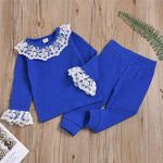 Baby Lace Long Sleeve T-Shirt & Pants Baby Clothes Wholesale Suppliers - PrettyKid