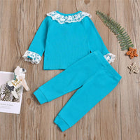 Baby Lace Long Sleeve T-Shirt & Pants Baby Clothes Wholesale Suppliers - PrettyKid